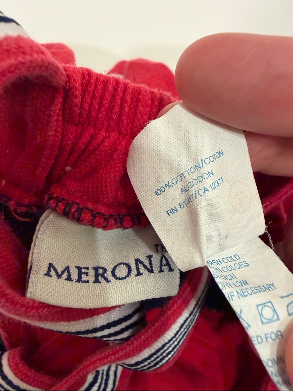 VINTAGE Merona Embroidered USA Flag Bubble Romper Dress - Picture 7 of 8